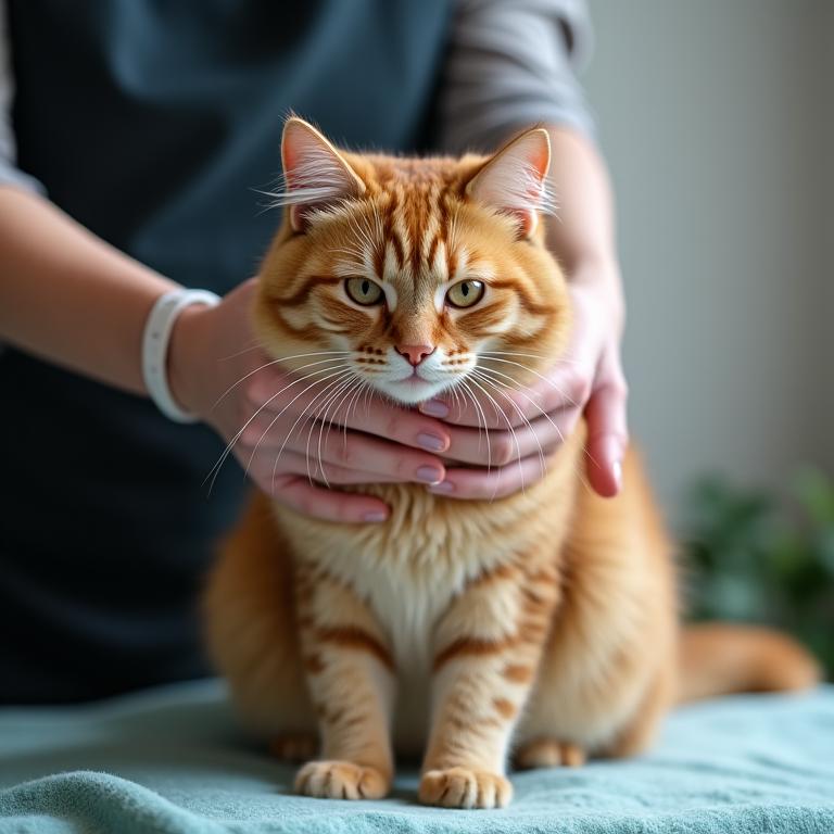 Grooming especializado para gatos con técnicas de manejo felino
